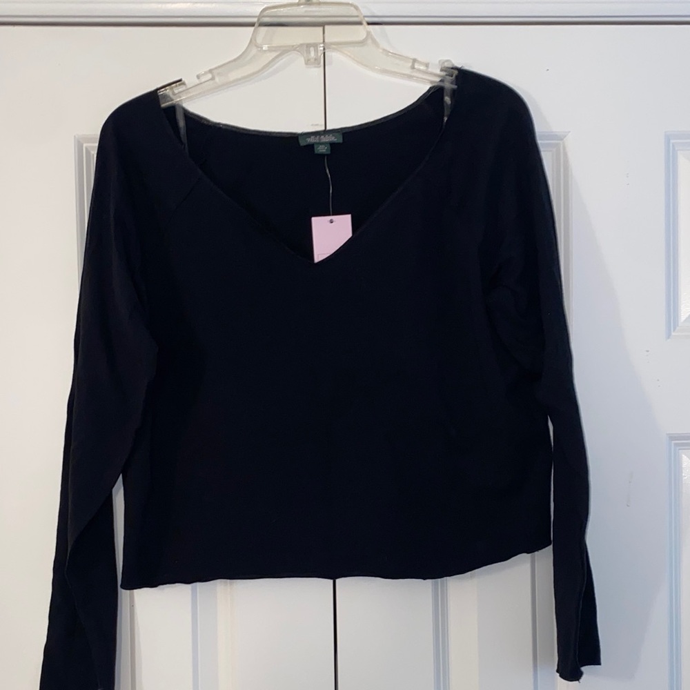 Wild Fable V-Neck Long Sleeve Top size XL NWT